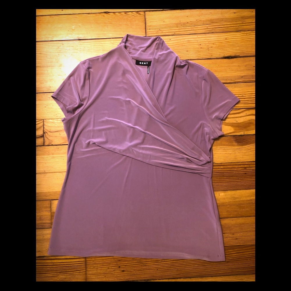 XL DKNY lilac shirt